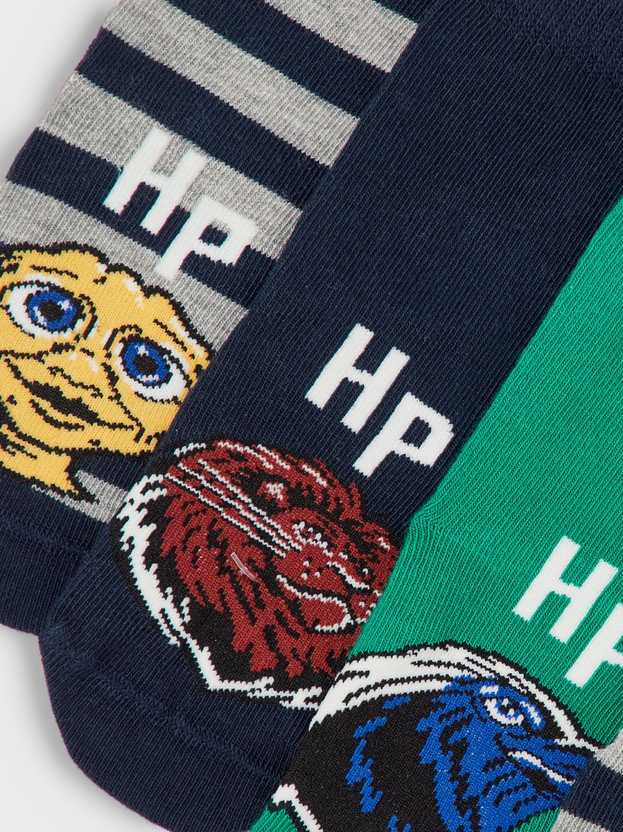 Merkloze Jongens Sokken - Gestreept, Harry Potter Thema