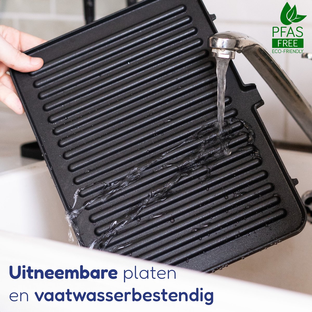 Tosti XL Contactgrill - PFAS Vrij thumbnail 6