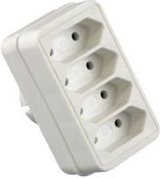 VB 61049 Euro Verdeelstekker 4-Voudig