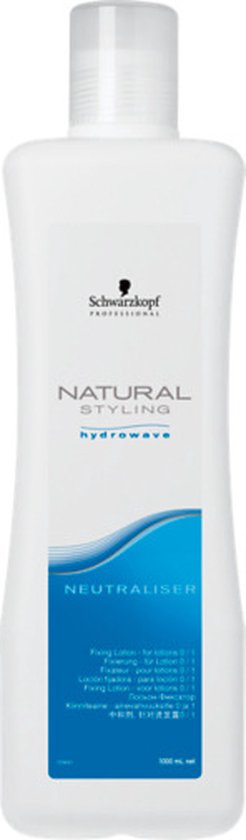 Schwarzkopf Professional Natural Styling Hydrowave Neutraliser, 1000 ml witte fles.