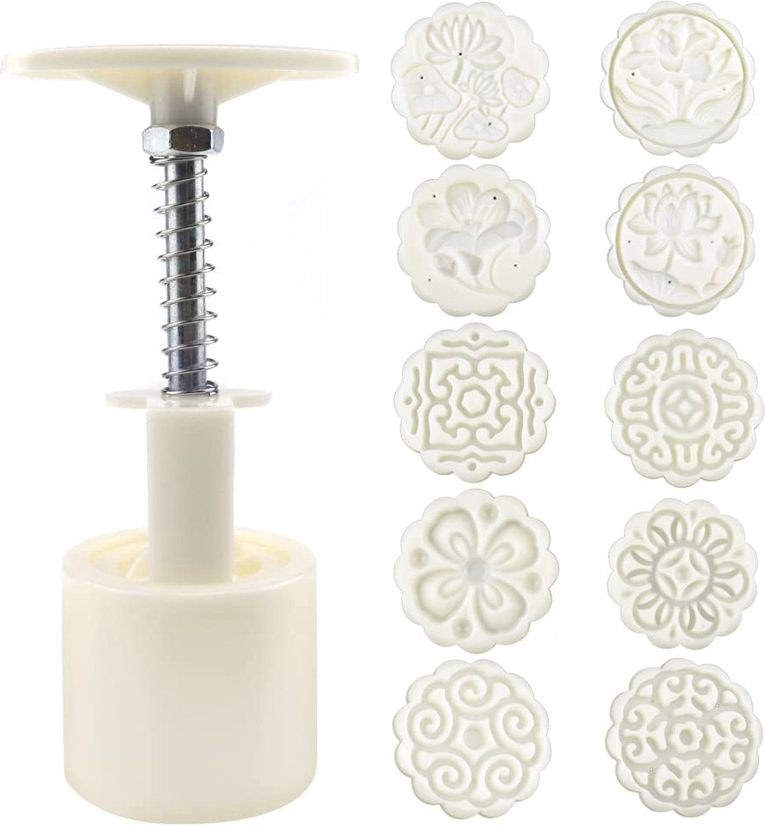 La'Moussawi ® Uitgebreide Set Maantaartvormen voor Creatief Bakplezier