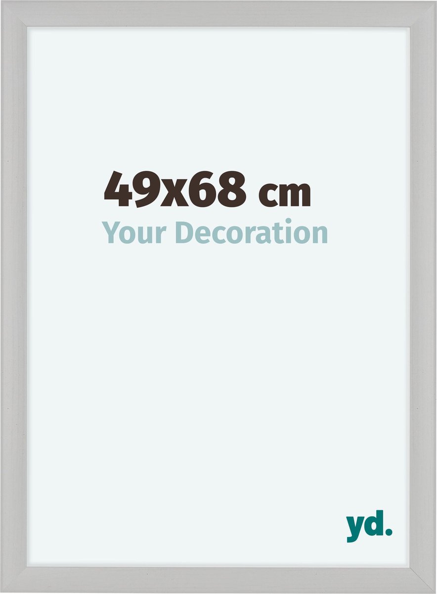 yd. Your Decoration - Fotolijst 49x68 cm - MDF - Wit Houtnerf - Como