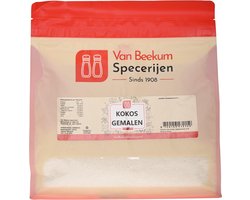 Van Beekum Specerijen - Kokos Gemalen - 700 Gram (hersluitbare stazak)