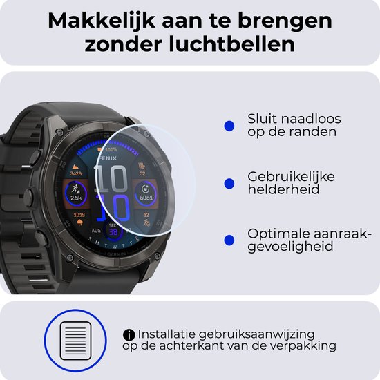Gemakkelijk aan te brengen screenprotector zonder luchtbellen, sluit naadloos op de randen aan.