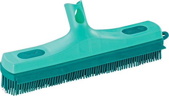 Leifheit Suprabezem - rubberen bezemkop - Click Systeem - 30 cm veegbreedte