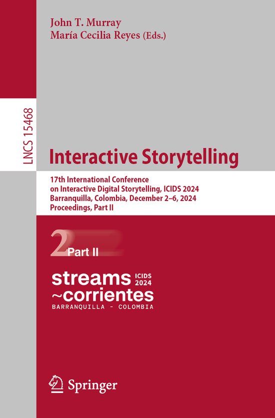 Lecture Notes in Computer Science15468- Interactive Storytel ... - cover