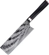 Couteau à découper japonais Homizu - 18cm VG-10 couteau damas/G10 - coffret cadeau