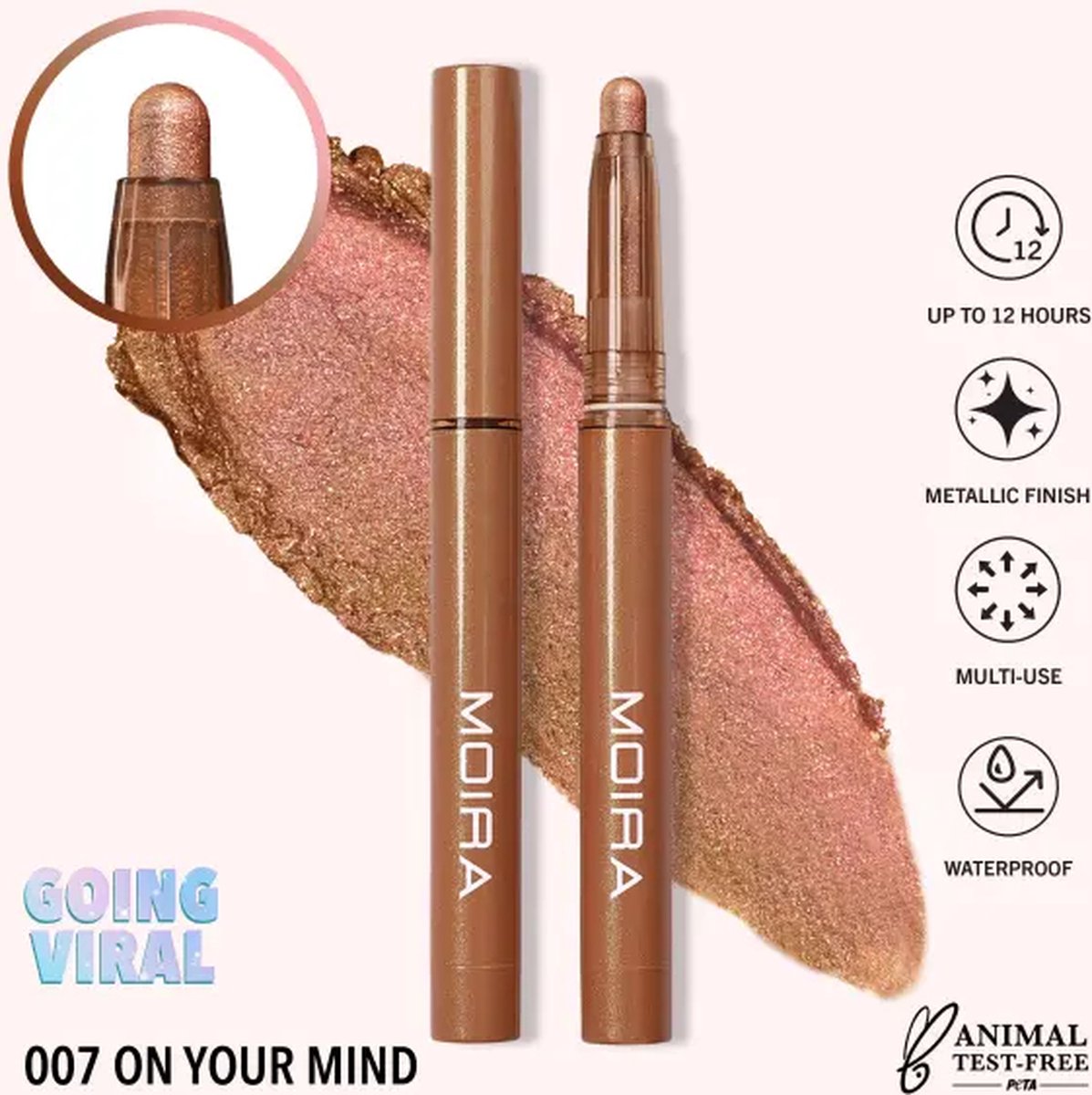 Moira | Stellar Glaze Stick Eyeshadow 007 On your mind