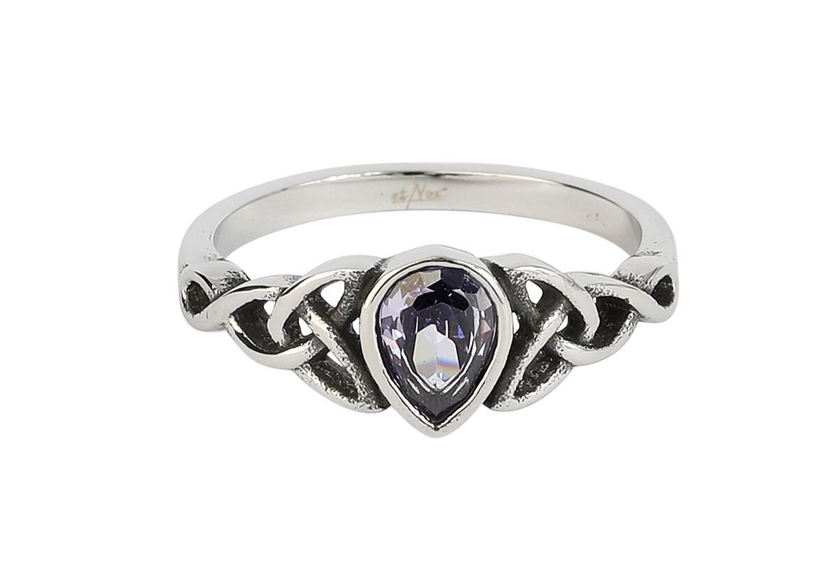 etNox Celtric Drop Dames Ring - zilverkleurig - 62