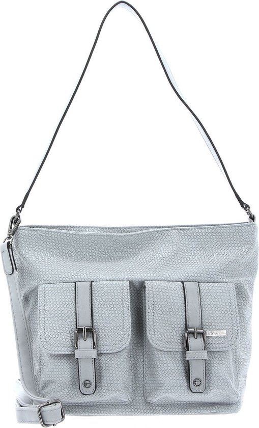 Tamaris Florentina Crossbody Bag - Umhängetasche In Lightgrey, 28x19x11 Cm, Mit Verstellbarem Riemen & Utensilientasche