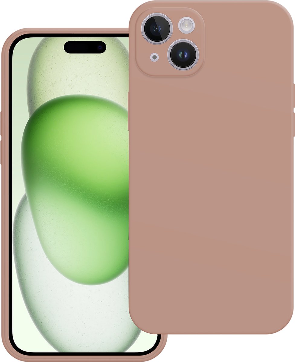 Cazy hoesje geschikt voor iPhone 15 Plus Hoesje - Color Backcover - Roze