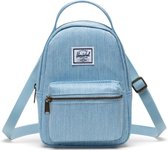 Herschel Schoudertas Nova Crossbody Light Denim Crosshatch Blauw Veelkleurig