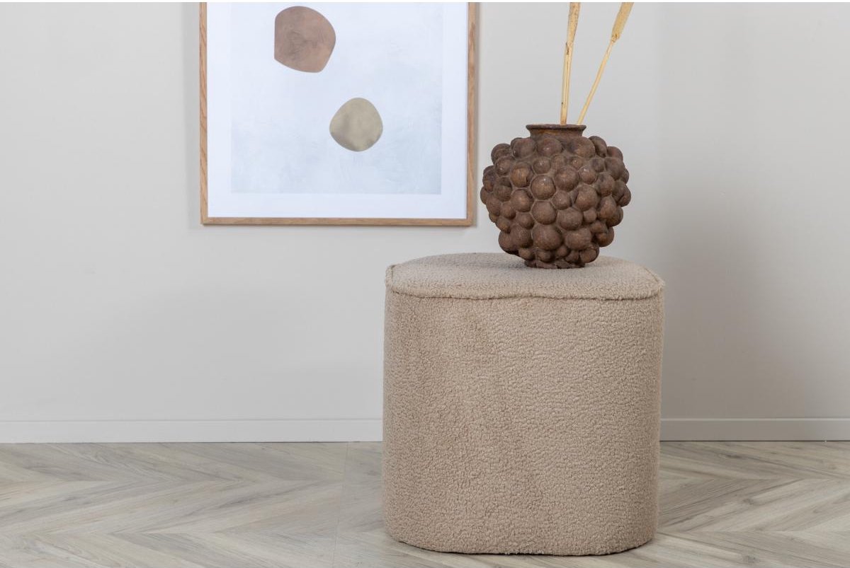 Svea - Arlo poef - teddy - beige