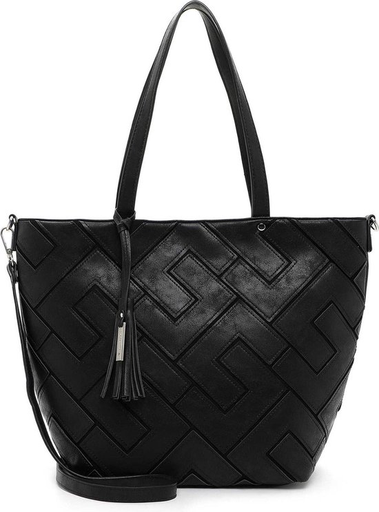Tamaris Sac shopper Sac à épaule bandoulière Marike Cityshopper Black Noir