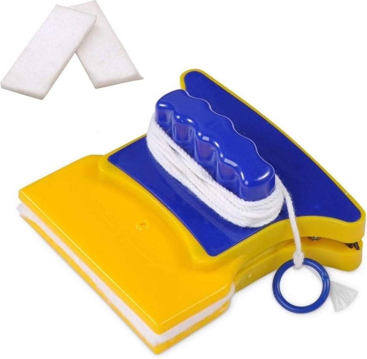 Goedkoopste Keukenreiniger Wisser Vierkante Vorm DoubleSide Magnetische Glasschraper - Vensterglas Badkamer - Reinigingskatoenen .