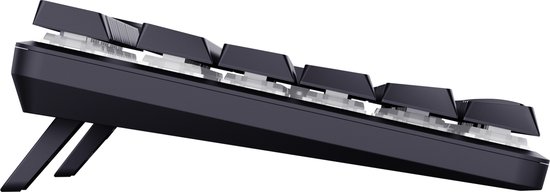 Trust GXT 868 Torix - Clavier gaming mécanique sans fil - Full RGB - Interrupteurs White - Qwerty US - Zwart