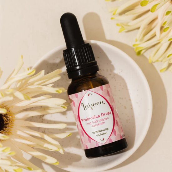 Laveen Bio Probiotica Drops – voor Baby & Kind - 40 porties - BIO Gecertificeerd - Suikervrij - Vegan - 100% natuurlijk