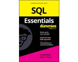 Omslag van SQL Essentials For Dummies