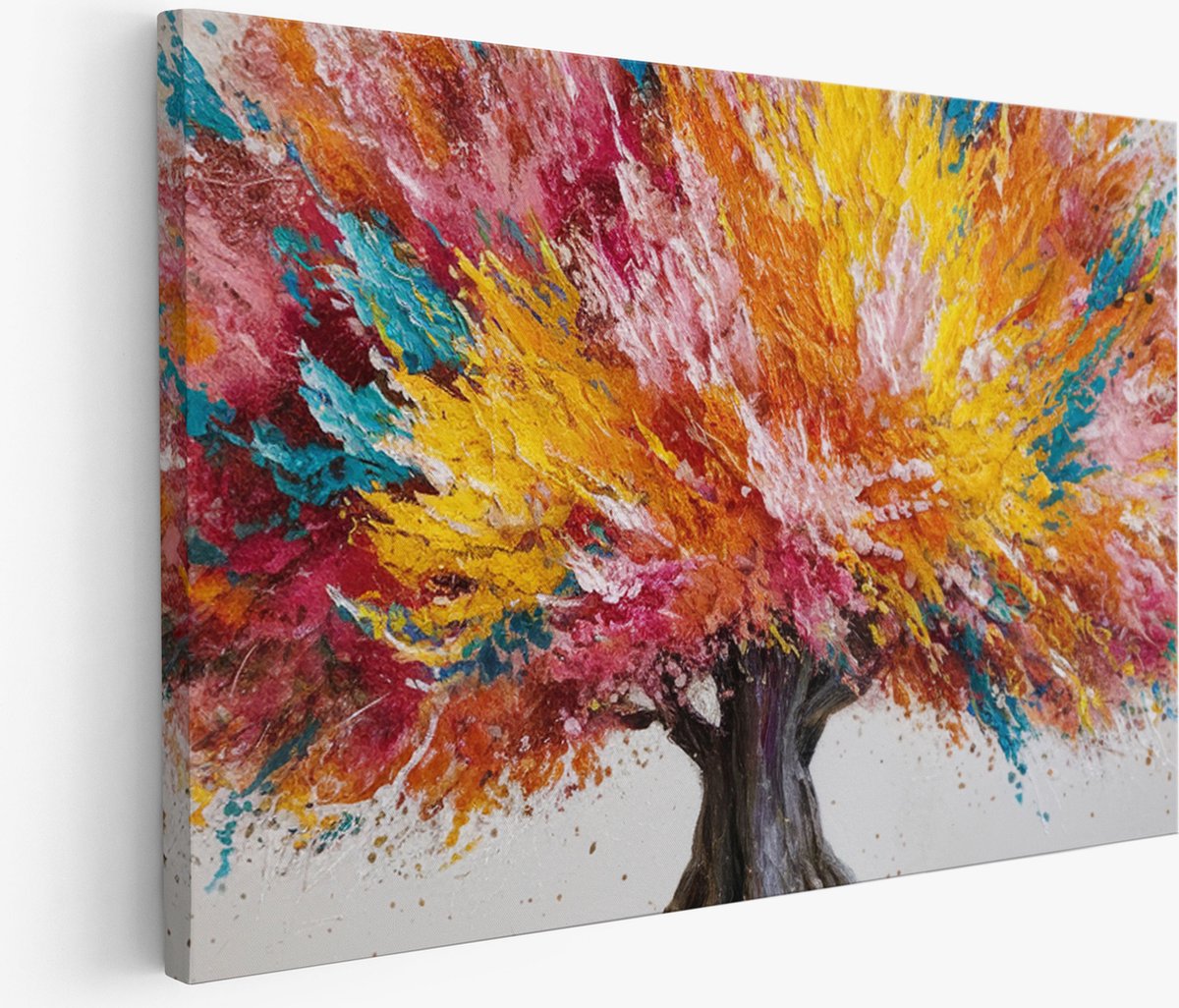 Saammp Muurcirkel Hout - Pauw - Zwart-Wit - Dieren - Bloemen - Ø 80 - Wandcirkel - Wanddecoratie Cirkel - muurdecoratie Woonkamer - Slaapkamer decoratie - Rond Schilderij