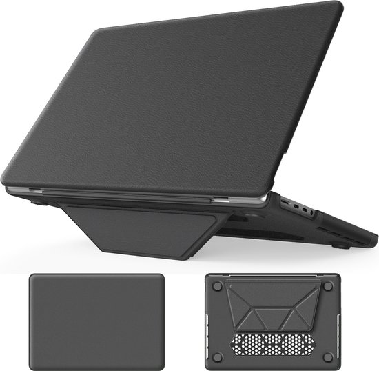 Housse en cuir vegan Turtle Shift MacBook Pro 14 pouces (2023/2021) - A2442/A2779/A2918/A2992 - Gris