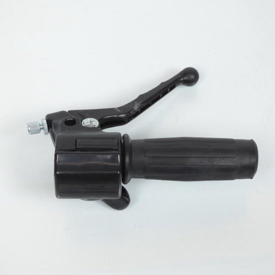 Poignée De Gaz Accélérateur Type Targa 22mm - Longueur 130mm - Noir - Pour Cyclo, Mobylette, Moto