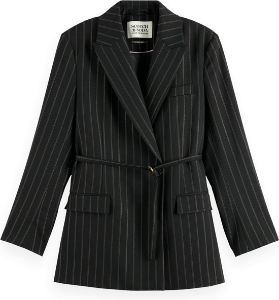 Scotch & Soda LUREX PINSTRIPE DB BLAZER Dames Blazer - Maat L