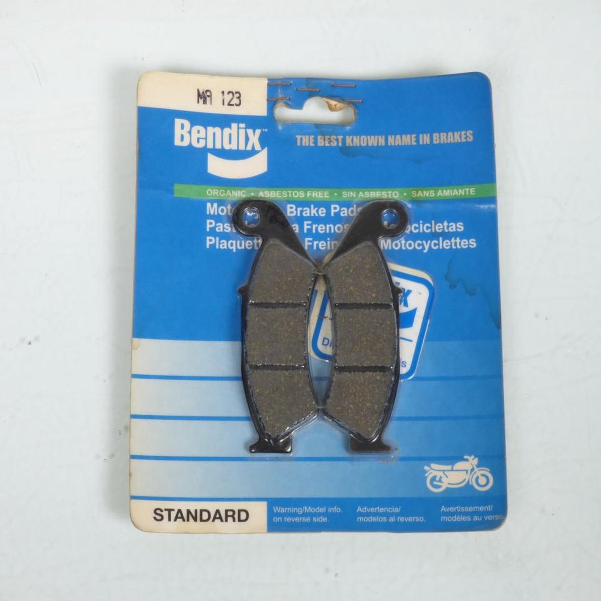Bendix-remblok voor Honda 400 VFR motorfiets 1987 tot 1990 MA123 nieuw