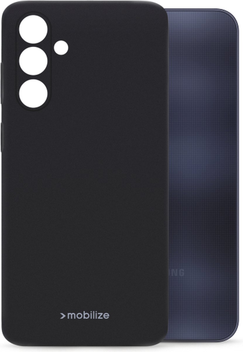 Mobilize Rubber Gelly Case - Geschikt voor Samsung Galaxy A06 4G - Matt Black