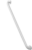 Badkamer-toilet handgreep 60 cm RVS wit