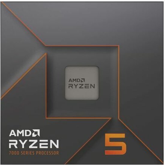AMD Ryzen 5 7600X Processor - 6-core - 4.7 GHz/5.3 GHz - Socket