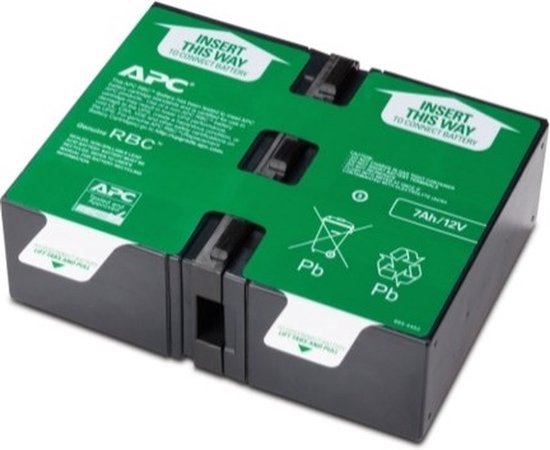 APC Batterij Vervangingscartridge APCRBC123 voor UPS, hot swappable, complete vervanging, geschikt voor BR900G-GR en SMT750RMI2U
