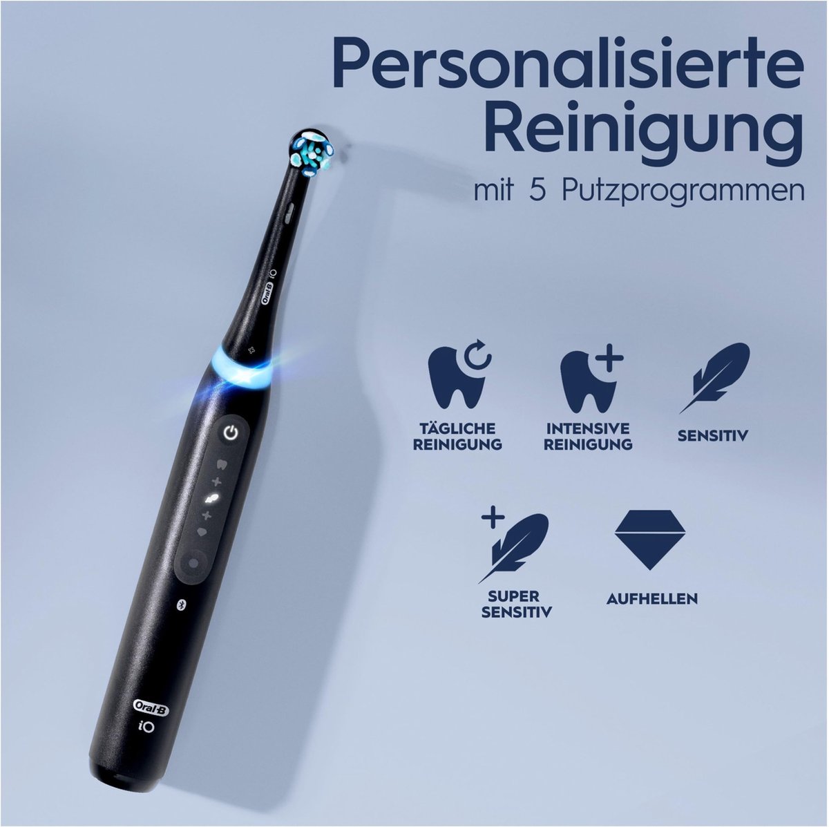 Oral-B iO Series 5 Duo - Elektrische Tandenborstel - 2 stuks - Zwart & Wit - Bluetooth — afbeelding 5