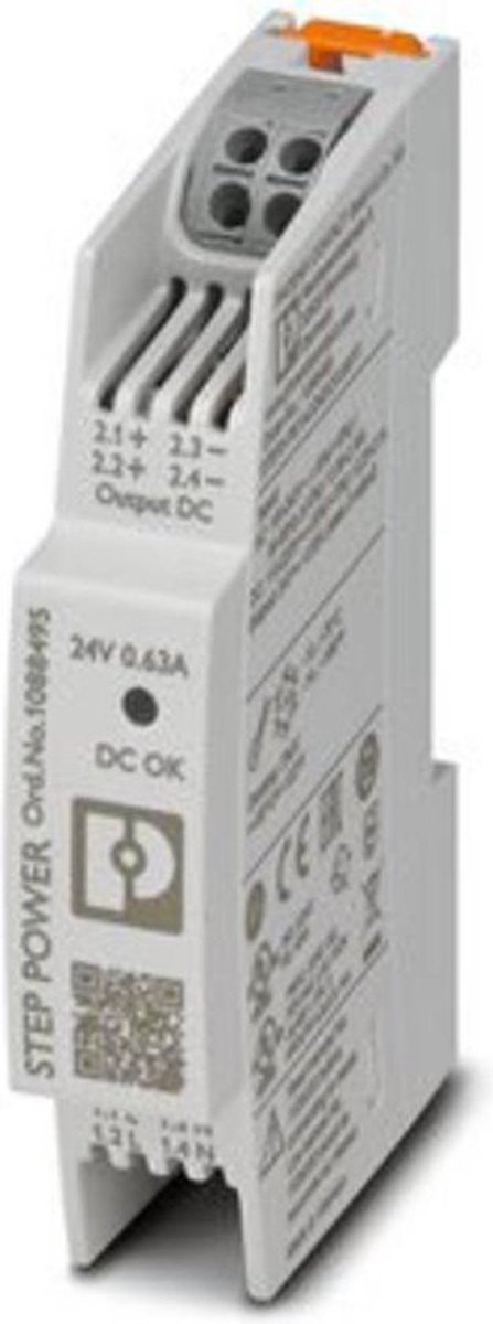 Phoenix Contact STEP3-PS/1AC/24DC/0.63/PT DIN-rail netvoeding 24 V/DC 0.63 A 15 W 1