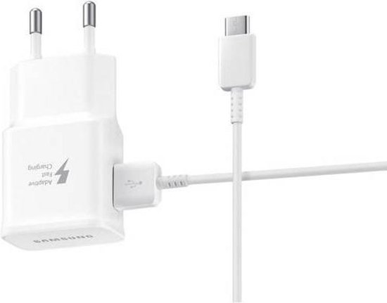 Samsung Galaxy S9 - S9+ Fast Charger wit inclusief Samsung USB TYPE-C kabel  1.2 meter... | bol.com