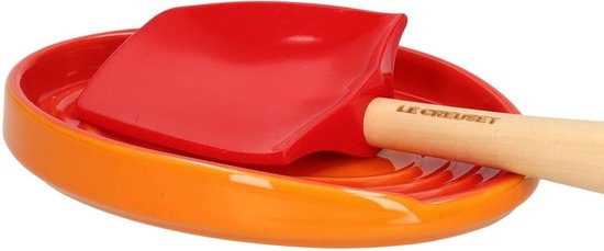 Repose-cuillère Le Creuset Ovale Rouge Cerise