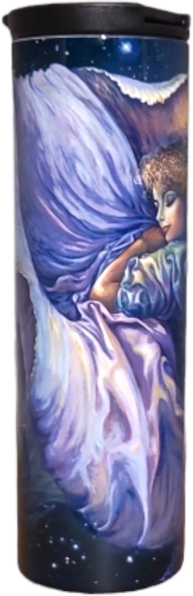 Josephine Wall Fantasy Art - Flower Bed - Thermosbeker 500
