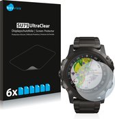 Savvies - Screenprotector voor Garmin D2 Delta / D2 Delta PX - Folie Beschermfolie transparant (6 Stuks)