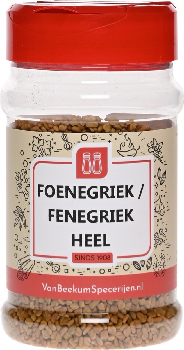 Goedkoopste Van Beekum Specerijen - Foenegriek / Fenegriek Heel - Strooibus 160 gram