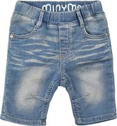 Minymo - meisjes driekwart knit denim jeans - blauw