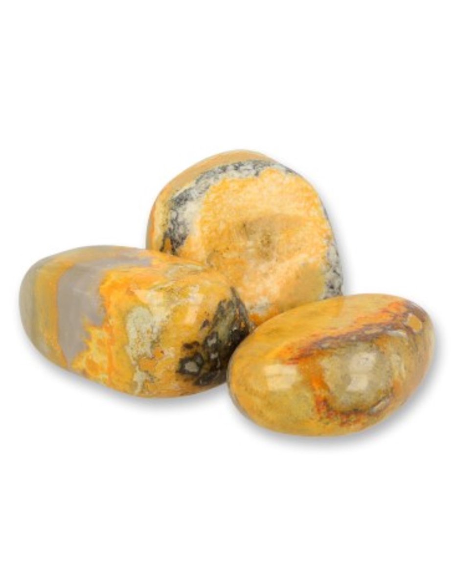 Jaspis Bumblebee 50 gr. trommelstenen (mt3)