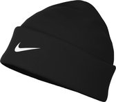 Nike Peak Beanie Muts Unisex – Zwart Wit – Sportmuts voor Hardlopen en Outdoor