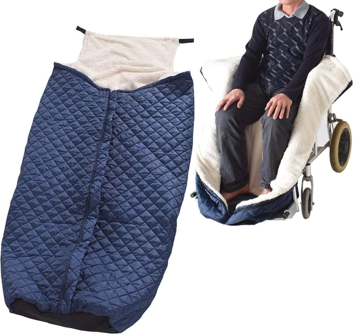 Waterdichte fleece rolstoeldekens voor extra warmte - Geschikt voor ouderen en volwassenen