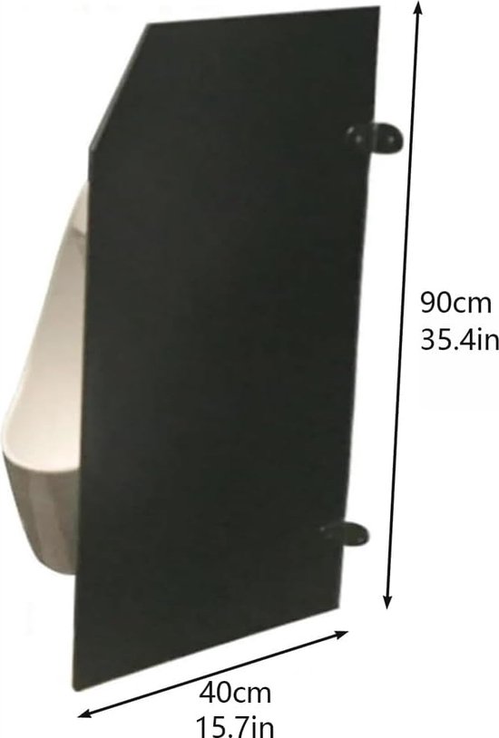 Urinoir scheidingswand met roestvrijstalen frame heren urinoir privacy scherm toilet scheidingswand heren toilet scheidingswand openbaar toilet scheidingswand voor hotels, bars, restaurants