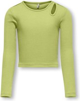 T-shirt Filles ONLY KOGNESSA LIFE L/ S CUT OUT TOP BOX JRS - Taille 134/140