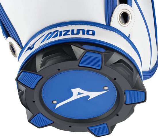 Mizuno Tour Staff- Waterwerende Golftas - Cartbag - Blauw Wit van Mizuno — afbeelding 2