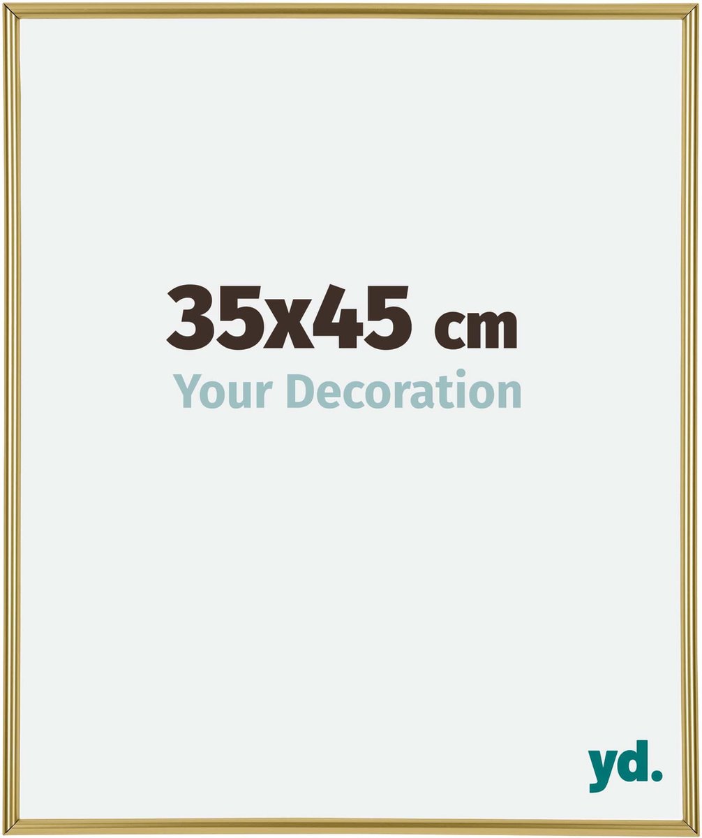 yd. Your Decoration - Fotolijst 35x45 cm - Kunststof - Goud - Annecy