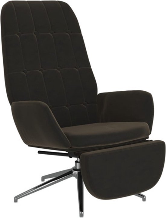 vidaXL Fauteuil verstelbaar met voetensteun kunstleer zwart, relaxfauteuil, leunstoel, luie stoel, draaifauteuil, relaxstoel, armstoel, tv stoel