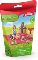 schleich FARM WORLD - Verjaardagspicknick - Speelfigurenset - Kinderspeelgoed voor Jongens en Meisjes - 3 tot 8 jaar - 42426