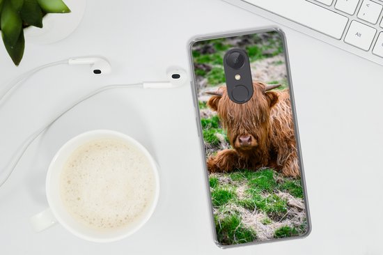 Coque Xiaomi Redmi 5 - Highlander écossais - Foin - Herbe - Coque de téléphone en Siliconen