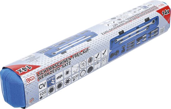 Remzuiger uitbouwset | voor motorfietsen | 14-dlg. 8242 BGS technic